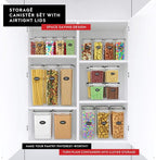 DWËLLZA KITCHEN Airtight Food Storage Container Set - Image 2