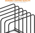 KORRTFID Kitchen Cabinet Organizer, Steel Cookware Holder, Divided Holder - Image 3