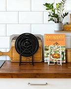 SUNFICON Cutting Board Rack Chopping Board Organizer Pot Pan Lids Holder Thin - Image 6