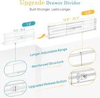 Vtopmart 8 Pack 4" Regular Upgrade Drawer Dividers - Image 7