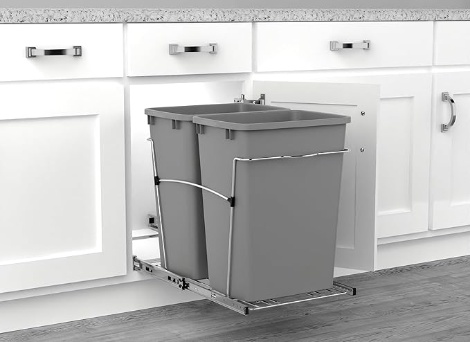 Rev-A-Shelf Double Pullout Trash Can - Image 6