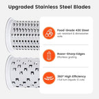 Rotary Cheese Grater Hand Crank - Image 4