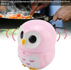 Cooking Timer, Cute Owl Shape Kitchen Timer, 55 Minutes Mechanical Rotating - Image 4