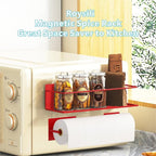 Magnetic Spice Rack For Refrigerator, Space Saving Magnetic Shelf For Fridge - Image 5