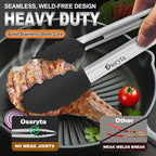 Kitchen Tongs with Silicone Tips - Image 2