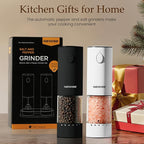 Electric Salt and Pepper Grinder Set, Adjustable Coarseness & LED Light - Image 7