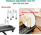 junyuan Compact Dish Drying Rack, Small Dish Rack - Image 4