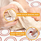 Silicone Baking Mat Sets, Dough Mat - Image 5