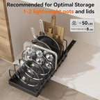 AmoiChic 2 Pack Pull Out Cabinet Organizer - Image 4