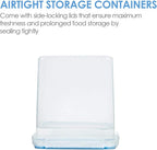 Vtopmart Food Storage Containers 2.5L / 84.5oz, 4 Pieces BPA Free Plastic - Image 4