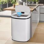 Dkeli Kitchen Trash Can for Bathroom Bedroom Home Office Automatic Touch Free by DKELI