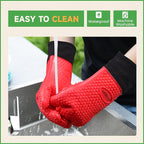 GEEKHOM BBQ Gloves Heat Resistant Oven Mitts - Image 3