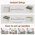 StorageWorks Collapsible Storage Bins, Closet Organizer Bins - Image 7
