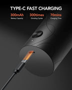 FORLIM Electric Salt and Pepper Grinder Set, USB Rechargeable, Automatic Salt - Image 2