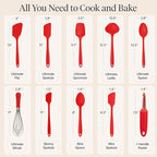 GIR: Get It Right 10-Piece Silicone Ultimate Kitchen Utensil Set – Spatulas - Image 3