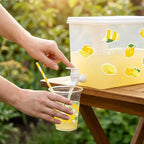 JarThenaAMCS Lemonade Stand Supplies 8.8L Plastic Drink Dispenser - Image 4