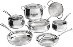 Cuisinart 12-Piece PureClad™ Triple-Ply Stainless Steel Cookware Set by Cuisinart