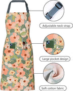 2 Pack Floral Apron for Women - Image 3