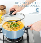 MICHELANGELO Nonstick Sauce Pan - Image 4