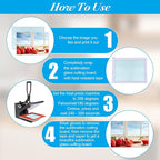 10 Pcs Sublimation Cutting Board Blanks, Textured Tempered Glass Cutting Boards - Image 4