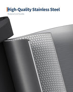 Garvee 21 gal / 80 L Stainless Steel Trash Can - Image 3
