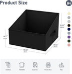 DIMJ Trapezoid Storage Bins for closet shelves, Closet Organzier Bins - Image 2