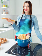 Bencailor 6 Pcs Spring Kitchen Aprons - Image 2