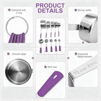 Bopei Measuring Cups and Spoons Set Stainless Steel 10 Piece - Image 4