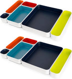Three by Three Seattle 12 Piece Metal Organizer Tray Set - Image 5