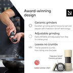 LARS NYSØM Salt and Pepper Grinder Set, Manual Salt and Pepper Mills - Image 2