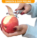 Potato Peeler Stainless Steel, Y Peeler Multifunctional Vegetable Peeler - Image 5