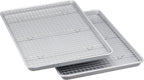 Amazon Basics Ceramic Nonstick Baking Sheets & Cooling Rack Set, Dishwasher Safe by AmazonBasics