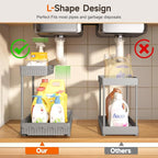 Sevenblue 3 Pack Multi-Purpose Under Sink Organizers and Storage, 2026 L-Shaped - Image 2