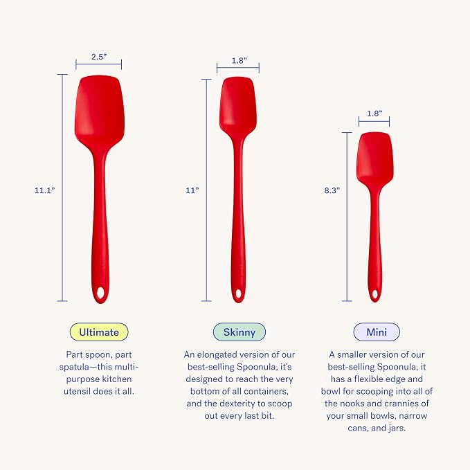 GIR: Get It Right Silicone Spatula Spoonula, Non toxic cooking utensils - Image 2