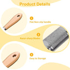 Handheld Cheese Graters with Cleaning Brush Stainless Steel Vegetable Grater - Image 3