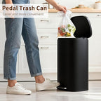 PayLessHere Stainless Steel Trash Can - Image 2