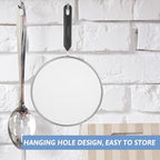 Splatter Screen for Frying Pan 7.5’’ Stainless Steel Grease Splatter Guard - Image 6