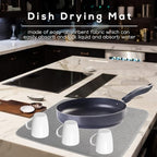 2 Pack Microfiber Dish Drying Mat, Absorbent Dish Drainer Kitchen Counter - Image 5