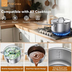 PekGema Stainless Steel Saucepan 2.5 Quart - Image 8