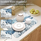 Dish Drying Mat for Kitchen Counter 2 Pack - Image 5