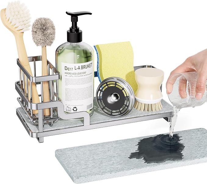 Consumest Sponge Holder for Kitchen Sink by Consumest