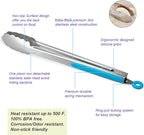 304 Stainless Steel Kitchen Cooking Tongs - Image 5