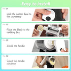 Ourokhome Rotary Cheese Grater Hand Crank, Kitchen Shredder Speed Mandolin - Image 8
