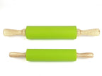 Silicone Rolling Pin for Baking Non-stick Rolling Pin Dough Roller Wooden - Image 5