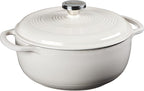 Lodge 4.5 Quart Enameled Cast Iron Dutch Oven by Lodge