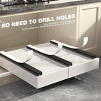 Seinloes 4 Pack Pull Out Cabinet Organizer 22" Deep, Full Extension 3 Slide - Image 7