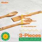 Riveira Dark Bamboo Wooden Spoons - Image 4