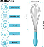 Rainspire 12-Inch Wire Whisk Stainless Steel, Balloon Whisks - Image 2