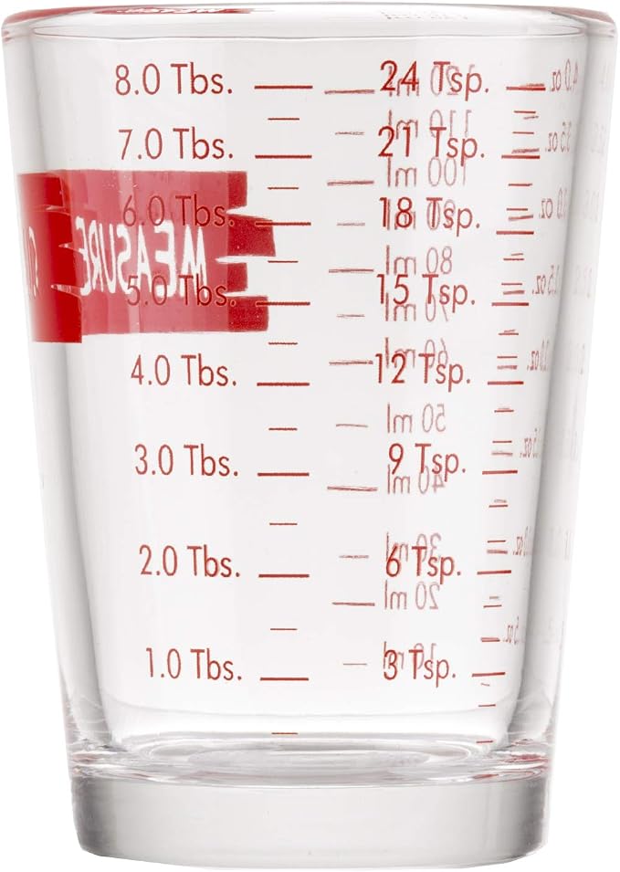Tablecraft H1433T Measuring Cup Measure-N-Pour, 4 oz - Image 2