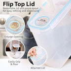 Shazo 2 Pack EXTRA Large Airtight Food Storage Cereal Containers - Image 9